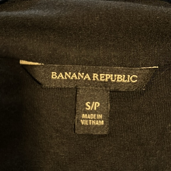 Banana Republic Black 3/4 length v-neck dress - Picture 5 of 6